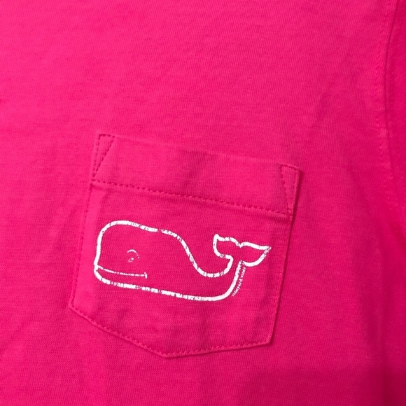 VINEYARD VINES HOT PINK LONG SLEEVE SHIRT SIZE M - Picture 7 of 9